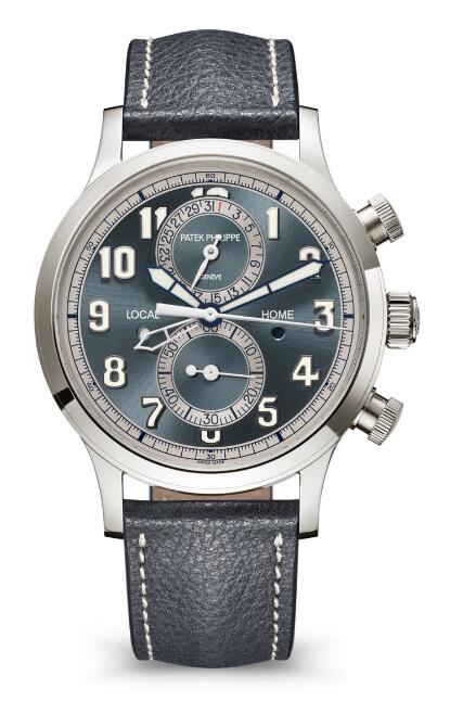 Replica Watch Patek Philippe 5924G-001 Complications Ref. 5924G Calatrava Pilot Travel Time Chronograph